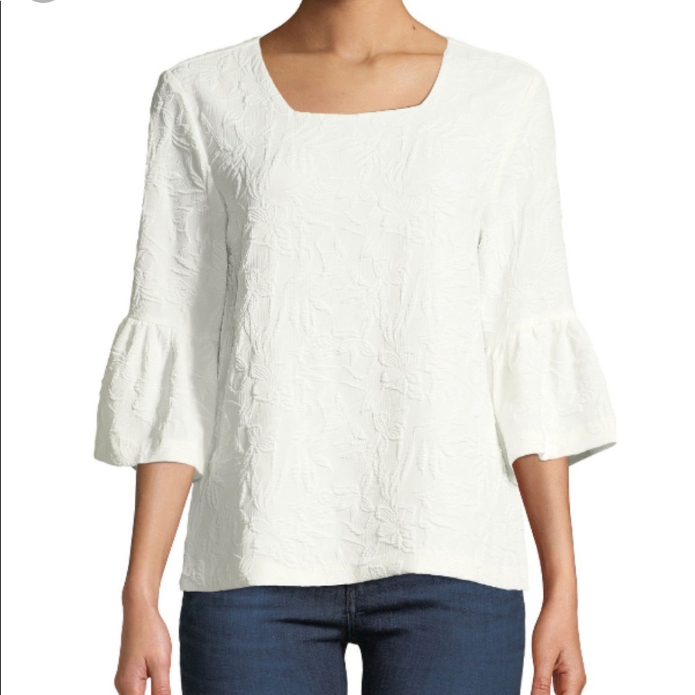 Calvin Klein bell sleeve top